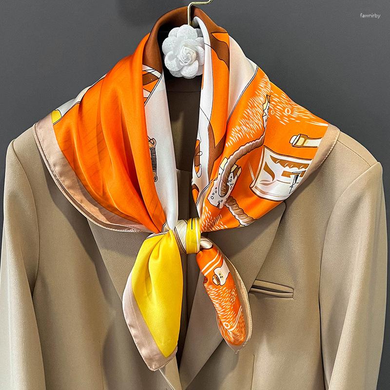 Scarves Fashion Wraps Neckerchief Female 2023 Luxury Square Scarf For Women Silk Shawl Satin Hijab Hair Bands Ribbon Headband Bandana
Scarves Fashion Wraps Neckerchief Female 2023 Luxury Square Scarf For Women Silk Shawl Satin Hijab Hair Bands Ribbon Headband Bandana