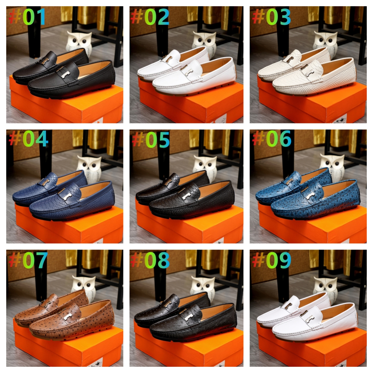 9 Model fashion Luxury Designer flat womens dress Shoes classic H buckle decoration Mink hair low heel loafers Top qualitygenuine leather Four seasons Women Shoe, #04
9 Model fashion Luxury Designer flat womens dress Shoes classic H buckle decoration Mink hair low heel loafers Top qualitygenuine leather Four seasons Women Shoe, #04