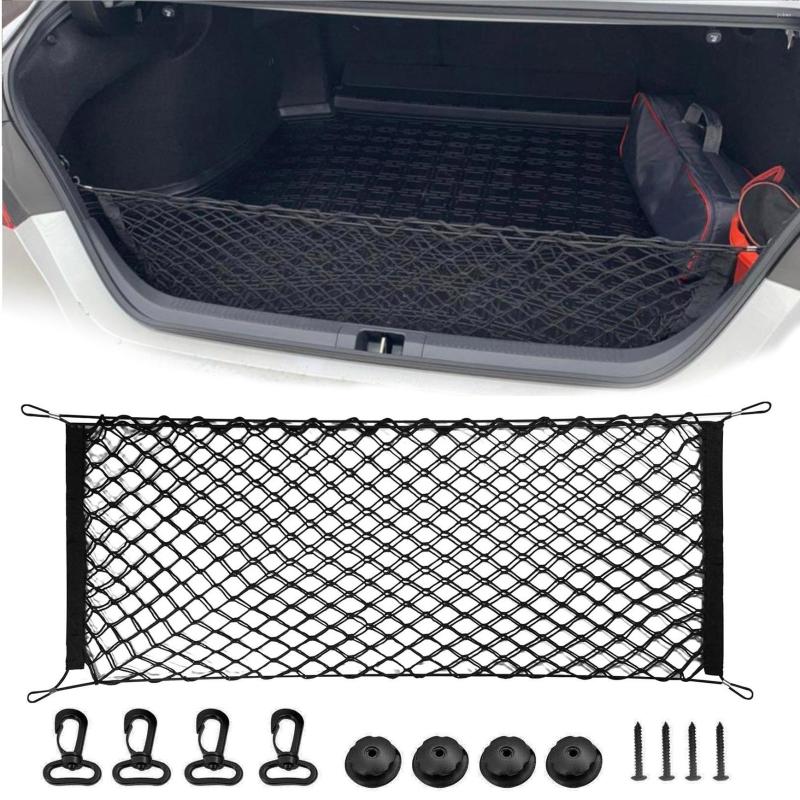Car Organizer Universal Trunk Rear Storage Cargo Luggage Nylon Elastic Mesh 90x30 CM/40x110 CM Net Holder With 4 Plastic Hooks Pockets
Car Organizer Universal Trunk Rear Storage Cargo Luggage Nylon Elastic Mesh 90x30 CM/40x110 CM Net Holder With 4 Plastic Hooks Pockets