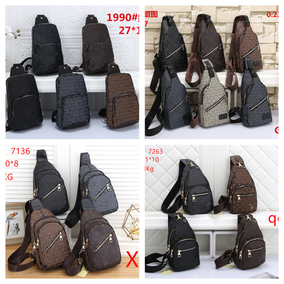 Sling Bag Men AVENUE Fanny Pack Chest Shoulder Bag purse designer woman handbag Crossbody Sporty Waist Bag Luxury Messenger pu Leather Canvas dhgate bag Wholesale, 1772# brown flower
Sling Bag Men AVENUE Fanny Pack Chest Shoulder Bag purse designer woman handbag Crossbody Sporty Waist Bag Luxury Messenger pu Leather Canvas dhgate bag Wholesale, 1772# brown flower