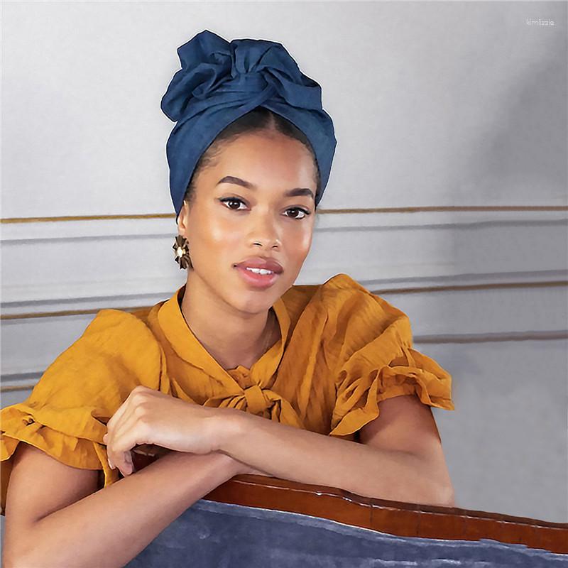 Scarves French Vintage Turban Hat Fashion Female Bandana Headband Women's Hair Cover Cap Ladies Head Wraps Muslim Headscarf Bonnet Blue
Scarves French Vintage Turban Hat Fashion Female Bandana Headband Women's Hair Cover Cap Ladies Head Wraps Muslim Headscarf Bonnet Blue
