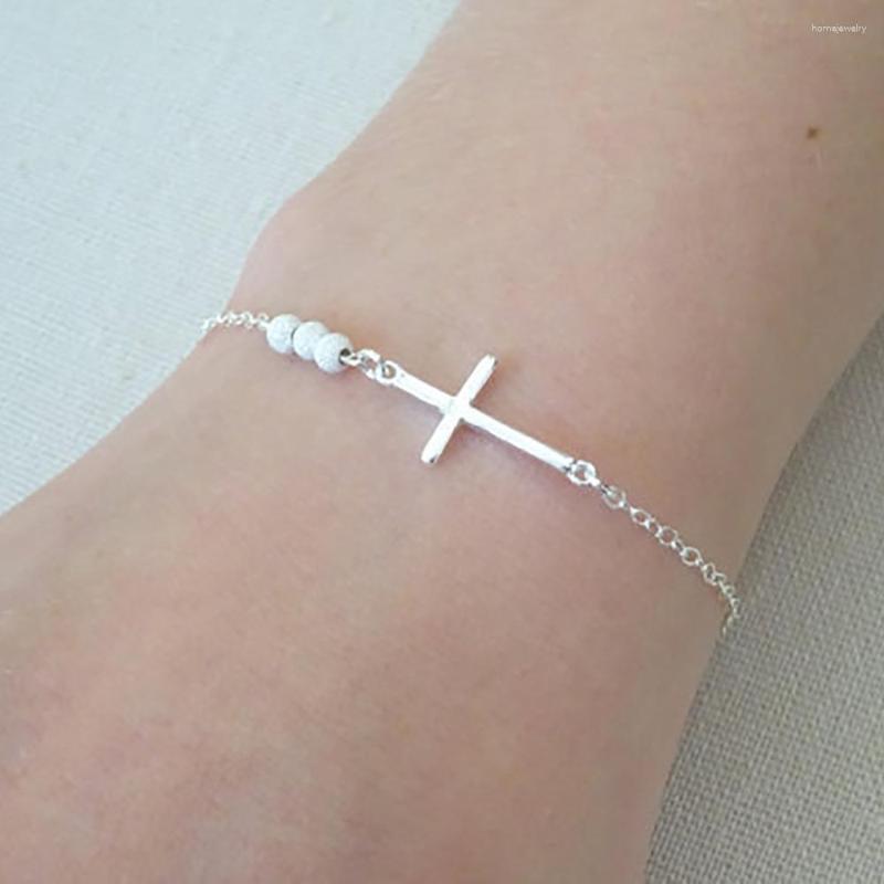 Link Bracelets 2023 European American Restore Ancient Ways Accessories Womens Alloy Simple Cross Bracelet Party Birthday Jewelry
Link Bracelets 2023 European American Restore Ancient Ways Accessories Womens Alloy Simple Cross Bracelet Party Birthday Jewelry