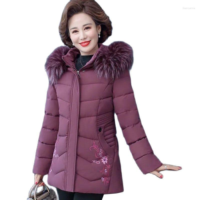 Women's Trench Coats 5XL Middle-aged Elderly Women Winter Jacket 2023 Embroidery Warm Cotton Padded Parkas Female Basic Coat Overcoat, Black
Women's Trench Coats 5XL Middle-aged Elderly Women Winter Jacket 2023 Embroidery Warm Cotton Padded Parkas Female Basic Coat Overcoat, Black