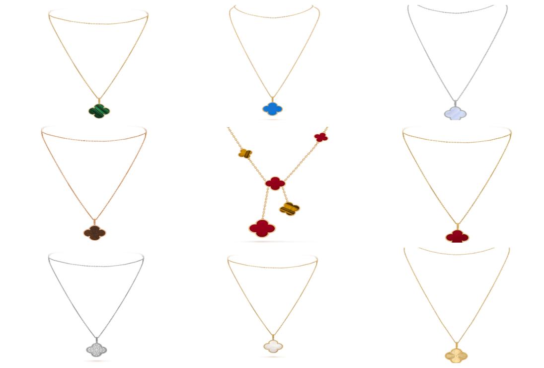 18K Gold Lucky Four Leaf Clover Necklace Ladies Fashion Luxury Pendant High Quality Jewelry Classic Style8379370
18K Gold Lucky Four Leaf Clover Necklace Ladies Fashion Luxury Pendant High Quality Jewelry Classic Style8379370
