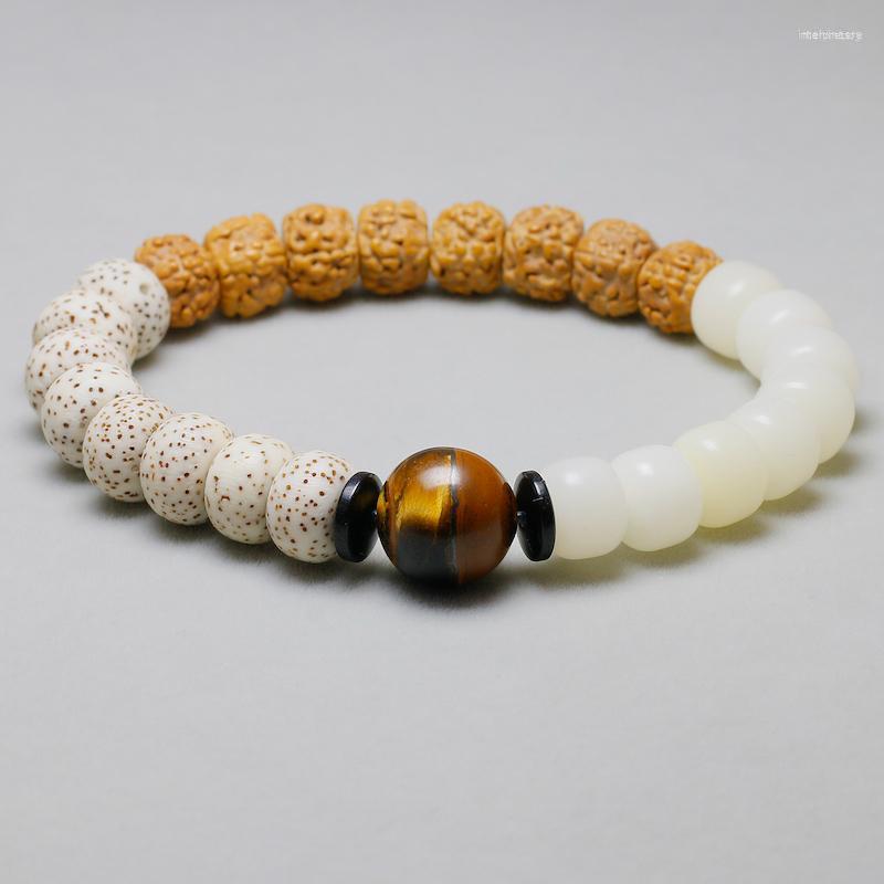 Strand White Bodhi Bracelets Women Men Religious Natural Tiger's Eye Bead Amulet Buddhism Bracelet Yoga Jewelry
Strand White Bodhi Bracelets Women Men Religious Natural Tiger's Eye Bead Amulet Buddhism Bracelet Yoga Jewelry