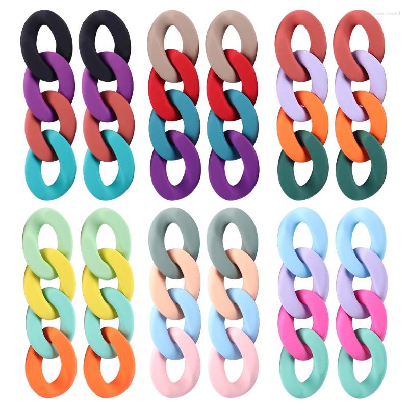 Dangle Earrings FishSheep Trendy Acrylic Long Link Chain For Women Resin Bohemian MultiColor Hanging Drop Earring Teens Fashion Jewelry
Dangle Earrings FishSheep Trendy Acrylic Long Link Chain For Women Resin Bohemian MultiColor Hanging Drop Earring Teens Fashion Jewelry