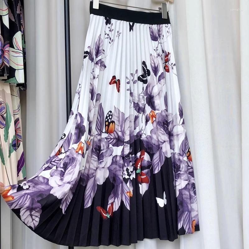 Skirts SISHION Long Fashion Pleated For Women VD4131 Elastic Waist Butterfly Floral Print Jupe, Multi
Skirts SISHION Long Fashion Pleated For Women VD4131 Elastic Waist Butterfly Floral Print Jupe, Multi