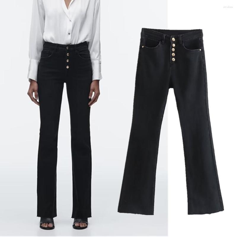 Women's Jeans Jenny&Dave Black Stretch Women Fashion High Wasit Single Breasted Slim Denim Pants
Women's Jeans Jenny&Dave Black Stretch Women Fashion High Wasit Single Breasted Slim Denim Pants