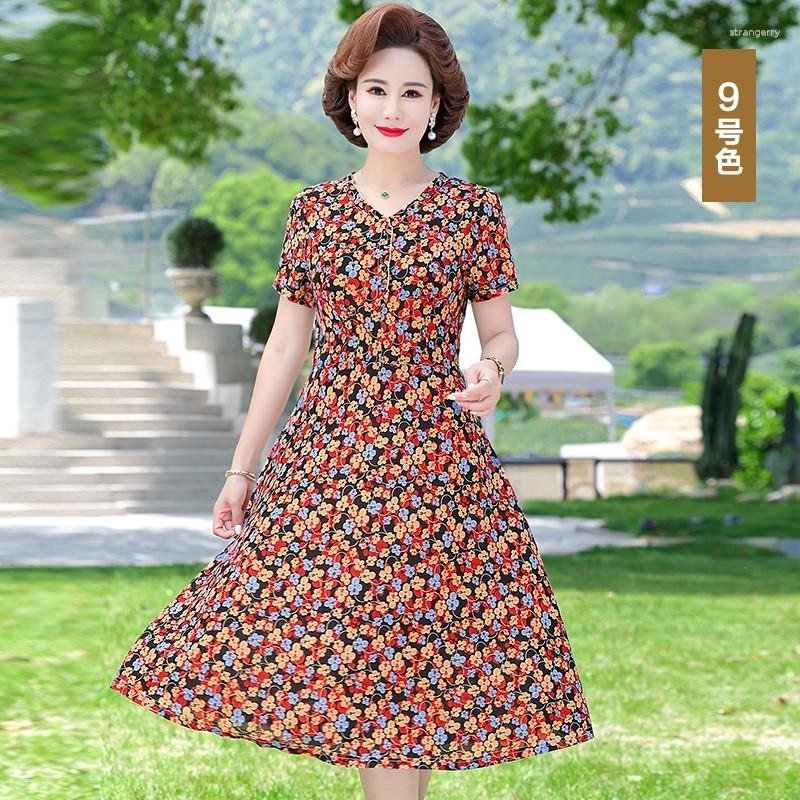 Casual Dresses Summer For Women Fashion V-Neck Print Flowers Elegant Floral Party Dress Slim Clothing
Casual Dresses Summer For Women Fashion V-Neck Print Flowers Elegant Floral Party Dress Slim Clothing