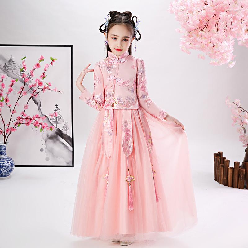 Ethnic Clothing Autumn And WWinter Girls' Hanfu Super Immortal Chinese Style Ancient Costume Long Sleeve Republic Of China Qipao Tang
Ethnic Clothing Autumn And WWinter Girls' Hanfu Super Immortal Chinese Style Ancient Costume Long Sleeve Republic Of China Qipao Tang
