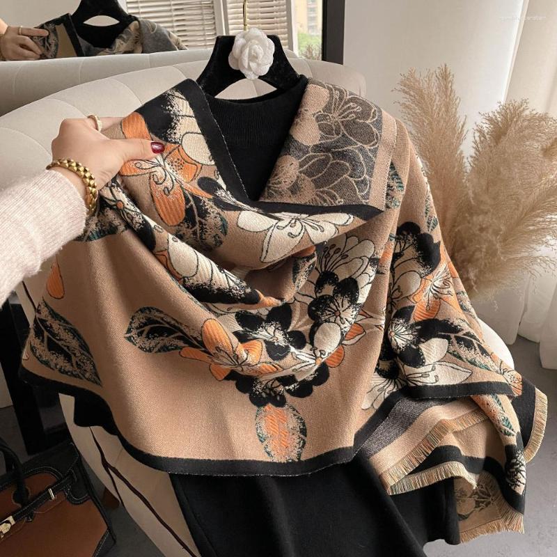 Scarves 2023 Winter Women Scarf Luxury Cashmere Large Wraps Shawl Flower Printed Pashmina Designer Bufandas Female Foulard
Scarves 2023 Winter Women Scarf Luxury Cashmere Large Wraps Shawl Flower Printed Pashmina Designer Bufandas Female Foulard