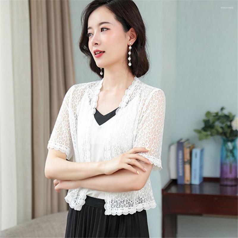 Women's Knits Sexy Hollow Out Lace Sunscreen Cardigan Women Wide Loose Air Conditioning Thin Section Female Spring Autumn Shrug Cover-ups, White
Women's Knits Sexy Hollow Out Lace Sunscreen Cardigan Women Wide Loose Air Conditioning Thin Section Female Spring Autumn Shrug Cover-ups, White