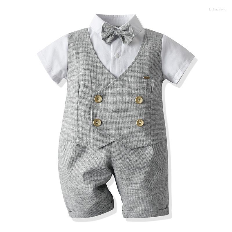 Clothing Sets Baby Kids Boys Clothes Set Cotton Bow Front Short Sleeve & Plaid Shorts Summer Thin Children's Suit, Gray set
Clothing Sets Baby Kids Boys Clothes Set Cotton Bow Front Short Sleeve & Plaid Shorts Summer Thin Children's Suit, Gray set