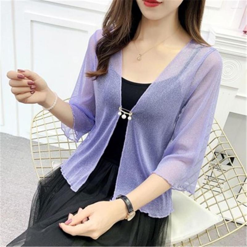 Women's Knits 2023 Purple Black Pink Ultra-thin Summer Women Shawls For Ladies Korean Femme Cardigan Lace Jacket Open Stitch Tops, Orange
Women's Knits 2023 Purple Black Pink Ultra-thin Summer Women Shawls For Ladies Korean Femme Cardigan Lace Jacket Open Stitch Tops, Orange