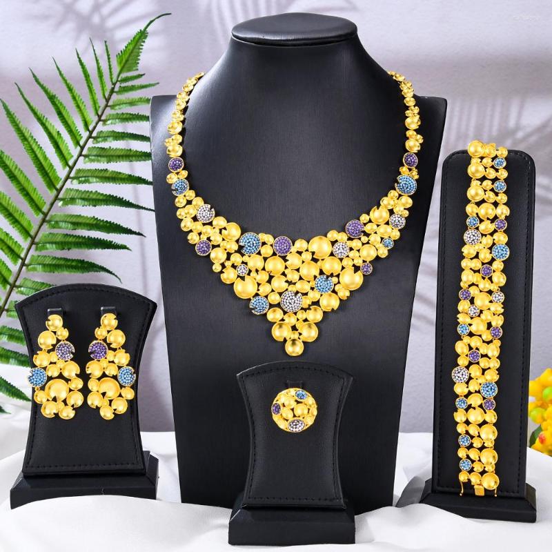 Necklace Earrings Set GODKI Bling Sequins Luxury Africa Dubai For Women Wedding Party Zircon Bridal Jewelry Gift, Picture shown
Necklace Earrings Set GODKI Bling Sequins Luxury Africa Dubai For Women Wedding Party Zircon Bridal Jewelry Gift, Picture shown