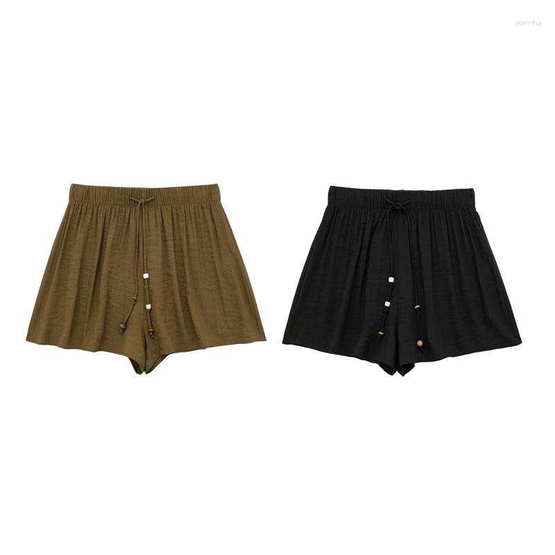 Women's Shorts Woman Casual Black High Waisted Elastic 2023 Summer Female Soft Solid Drawstring Girls Basic 2 Color
Women's Shorts Woman Casual Black High Waisted Elastic 2023 Summer Female Soft Solid Drawstring Girls Basic 2 Color