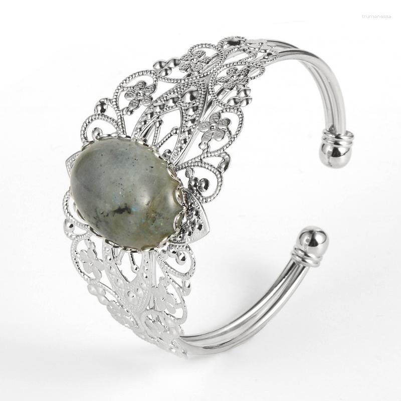 Bangle Natural Opal Onyx Crystal Tiger Eye Stone Bracelet Bangles For Men Women Vintage Silver Color Flower Copper BOHO Wrap Raym22
Bangle Natural Opal Onyx Crystal Tiger Eye Stone Bracelet Bangles For Men Women Vintage Silver Color Flower Copper BOHO Wrap Raym22