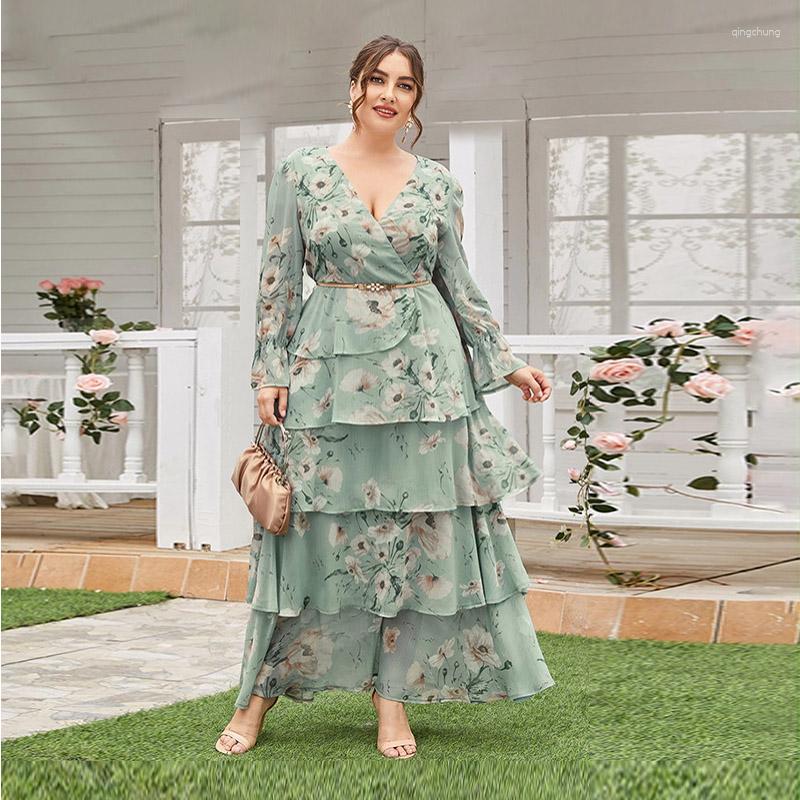 Casual Dresses Plus Size Evening Long For Women Maxi Dress Elegant Large-size Clothing Party Maxiskit Prom Clothes V-neck Tierred Skirt, Light green
Casual Dresses Plus Size Evening Long For Women Maxi Dress Elegant Large-size Clothing Party Maxiskit Prom Clothes V-neck Tierred Skirt, Light green