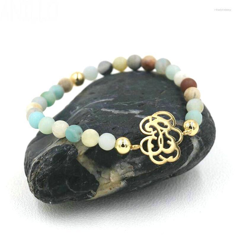 Strand Amazonite Beads Stone Bracelets For Women Stainless Steel Animal Bracelet Girls Jewelry
Strand Amazonite Beads Stone Bracelets For Women Stainless Steel Animal Bracelet Girls Jewelry