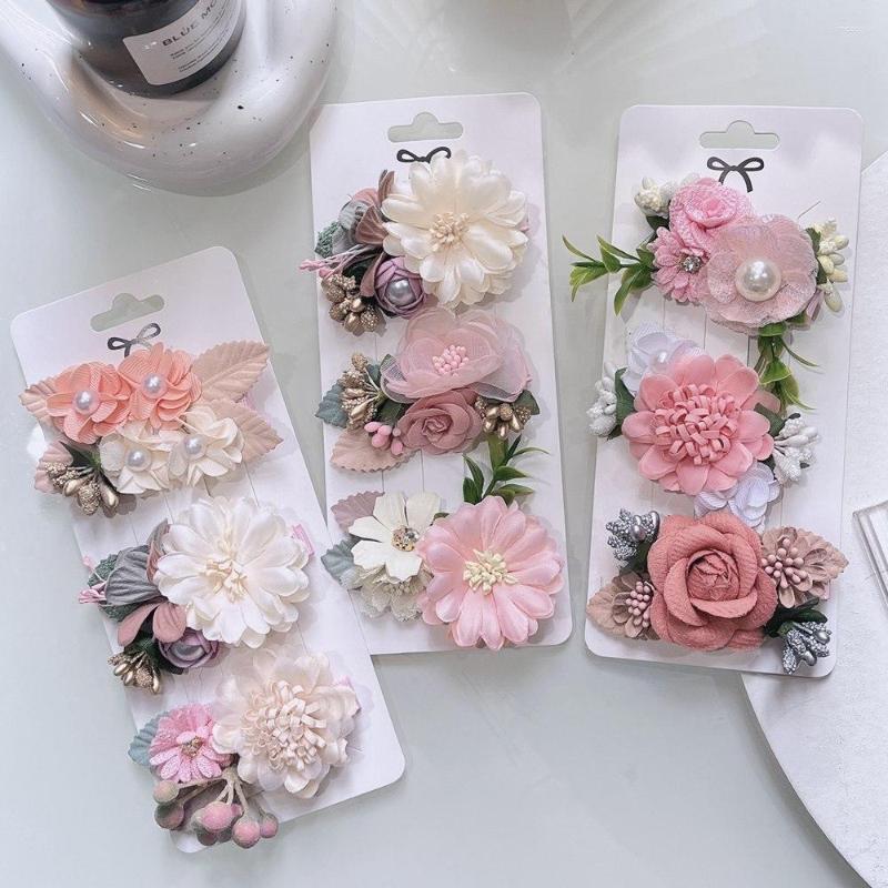 Hair Accessories 3Pcs/Set Artificial Flower Clip For Kids Girls Hairpins Cute Pink Flowers Barrettes Decorate Headwear, Style2
Hair Accessories 3Pcs/Set Artificial Flower Clip For Kids Girls Hairpins Cute Pink Flowers Barrettes Decorate Headwear, Style2