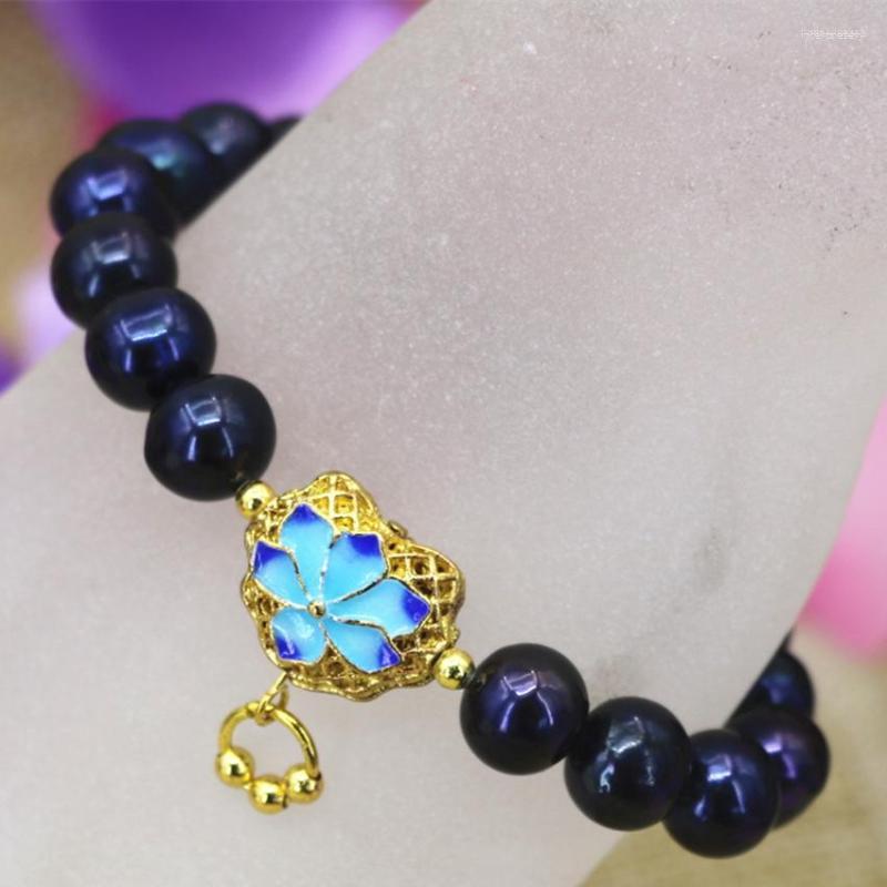 Strand Wholesale Price Charms Natural Black Freshwater Cultured Pearl Beads 9-10mm Bracelets Cloisonne Diy Jewelry 7.5inch B3083
Strand Wholesale Price Charms Natural Black Freshwater Cultured Pearl Beads 9-10mm Bracelets Cloisonne Diy Jewelry 7.5inch B3083