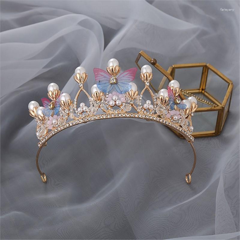 Hair Clips Children's Alloy Crown Butterfly Princess Performance Coiffure Headdress Model Walking Crystal Band Bridal
Hair Clips Children's Alloy Crown Butterfly Princess Performance Coiffure Headdress Model Walking Crystal Band Bridal