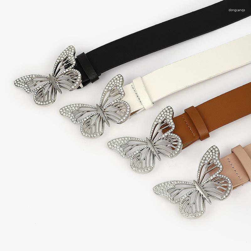 Belts Pu Belt Fashion Alloy Rhinester Butterfly Button-head Vintage Women's Wild Jumpsuit Women Europe, White
Belts Pu Belt Fashion Alloy Rhinester Butterfly Button-head Vintage Women's Wild Jumpsuit Women Europe, White
