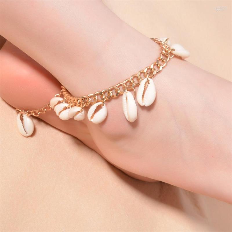 Anklets Bohemian Shell For Women Metal Alloy Chain Anklet Natural Foot Jewelry Summer Beach Barefoot Bracelet Ankle On Leg
Anklets Bohemian Shell For Women Metal Alloy Chain Anklet Natural Foot Jewelry Summer Beach Barefoot Bracelet Ankle On Leg