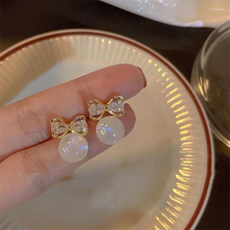 Dangle Earrings Luxury Zircon Bowknot Stud For Women Elegant Imitation Pearl Love Heart Crystal Flower Earring Girls Festival Jewelry
Dangle Earrings Luxury Zircon Bowknot Stud For Women Elegant Imitation Pearl Love Heart Crystal Flower Earring Girls Festival Jewelry