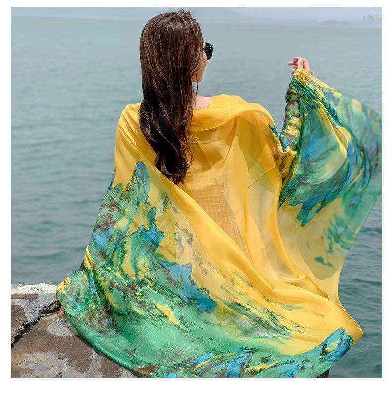 Scarves 2023 SILK Scarf Fashion Print Shawl Wraps Female Pashmina Beach Stoles Hijab Bandana Echarpe For Women Luxury Foulard
Scarves 2023 SILK Scarf Fashion Print Shawl Wraps Female Pashmina Beach Stoles Hijab Bandana Echarpe For Women Luxury Foulard