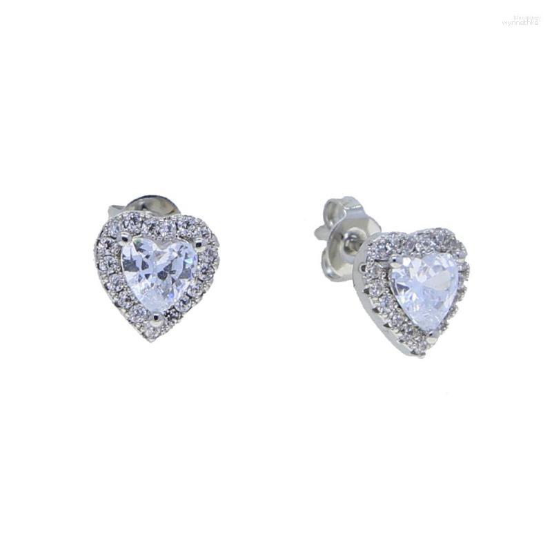 Stud Earrings Simple Silver Gold Color Heart Cz For Women Brand Fashion Romantic Prong Setting Earring Gift
Stud Earrings Simple Silver Gold Color Heart Cz For Women Brand Fashion Romantic Prong Setting Earring Gift