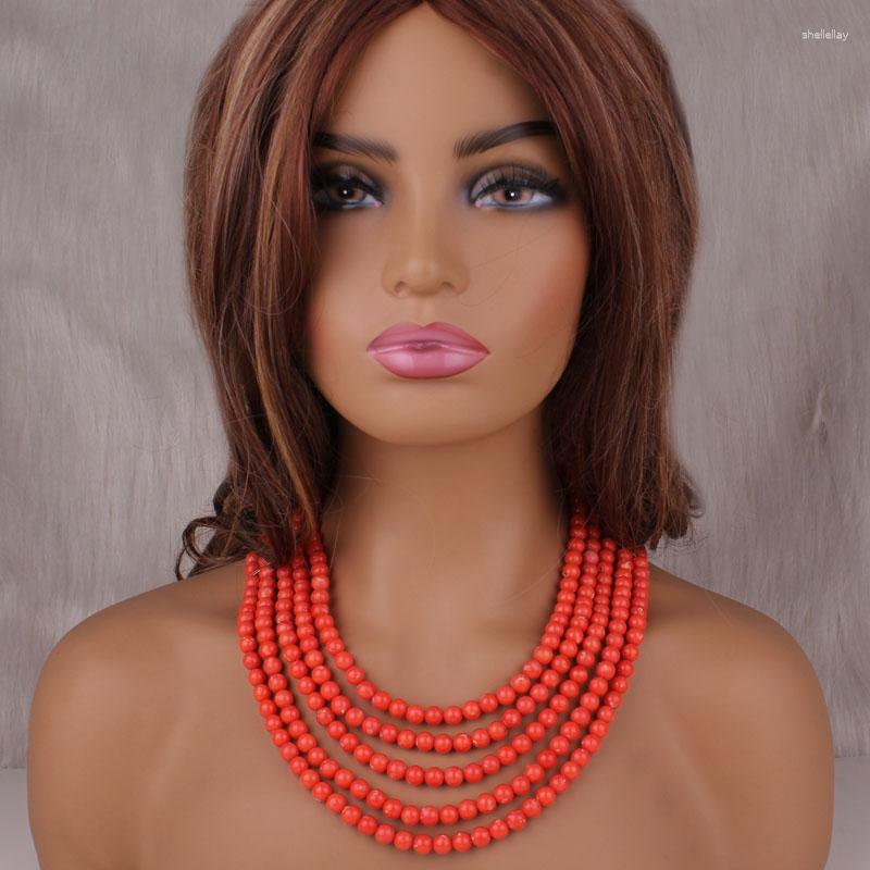 Necklace Earrings Set Dudo 8mm Round Balls 5 Layers Nature Original Coral For African Nigerian Women 2023 Orange Jewellery, Picture shown
Necklace Earrings Set Dudo 8mm Round Balls 5 Layers Nature Original Coral For African Nigerian Women 2023 Orange Jewellery, Picture shown
