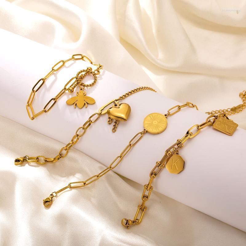 Link Bracelets Chain Gold Plated Pendant Bracelet For Women Retro Punk Gothic Portrait Stainless Steel Hand String Jewelry AccessoriesLink
Link Bracelets Chain Gold Plated Pendant Bracelet For Women Retro Punk Gothic Portrait Stainless Steel Hand String Jewelry AccessoriesLink