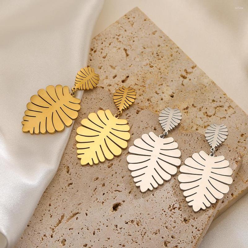 Stud Earrings Simple Fashion Stainless Steel Niche Personality All-Matching Leaf Gift Girl
Stud Earrings Simple Fashion Stainless Steel Niche Personality All-Matching Leaf Gift Girl