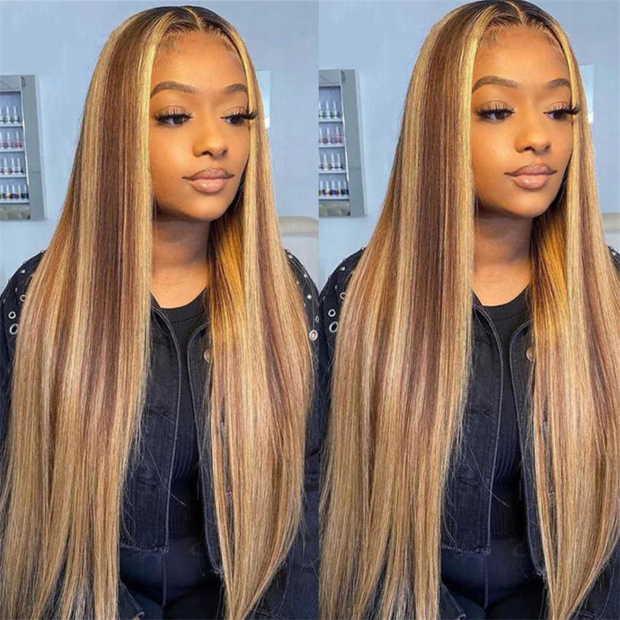 New Design 26 Inch 13x4 Highlight Wig Human Hair Straight Lace Front Wigs Hd Transparent Lace Frontal Wg Colored Human Hair Wigs Remy T, Brown
New Design 26 Inch 13x4 Highlight Wig Human Hair Straight Lace Front Wigs Hd Transparent Lace Frontal Wg Colored Human Hair Wigs Remy T, Brown