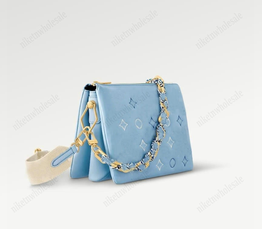 M22953 By The Pool Coussin PM Handbag Puffy Messager Cross Body Bags Summer Shoulder Bag Embossed Monograms Leather Designer Women Wallet Clutch, Color#01
M22953 By The Pool Coussin PM Handbag Puffy Messager Cross Body Bags Summer Shoulder Bag Embossed Monograms Leather Designer Women Wallet Clutch, Color#01