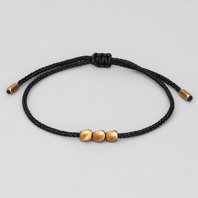 Charm Bracelets Handmade Tibetan Copper Bead Lucky Rope Bracelet & Bangles For Women Men Wax Thread 2449 Raym22
Charm Bracelets Handmade Tibetan Copper Bead Lucky Rope Bracelet & Bangles For Women Men Wax Thread 2449 Raym22