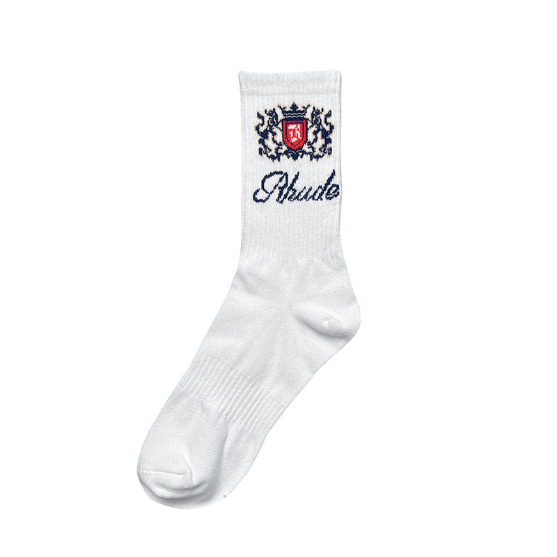 designer socks rhude socks for men white black luxury high quality Pure cotton comfort Brand representative deodorization absorb sweat let in air
designer socks rhude socks for men white black luxury high quality Pure cotton comfort Brand representative deodorization absorb sweat let in air