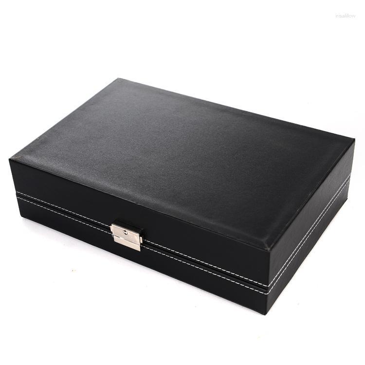 Watch Boxes & Cases Black 12 Grid Box Organizer Glass Storage Holder Horloge Display Boite A Montre Gift For Men Deli22
Watch Boxes & Cases Black 12 Grid Box Organizer Glass Storage Holder Horloge Display Boite A Montre Gift For Men Deli22