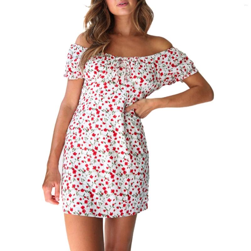 Casual Dresses Printed Wave Dot One Line Shoulder Lace Up Ruffled Dress For Women Ladies Summer Short Sleeve Knee Length, Blue
Casual Dresses Printed Wave Dot One Line Shoulder Lace Up Ruffled Dress For Women Ladies Summer Short Sleeve Knee Length, Blue
