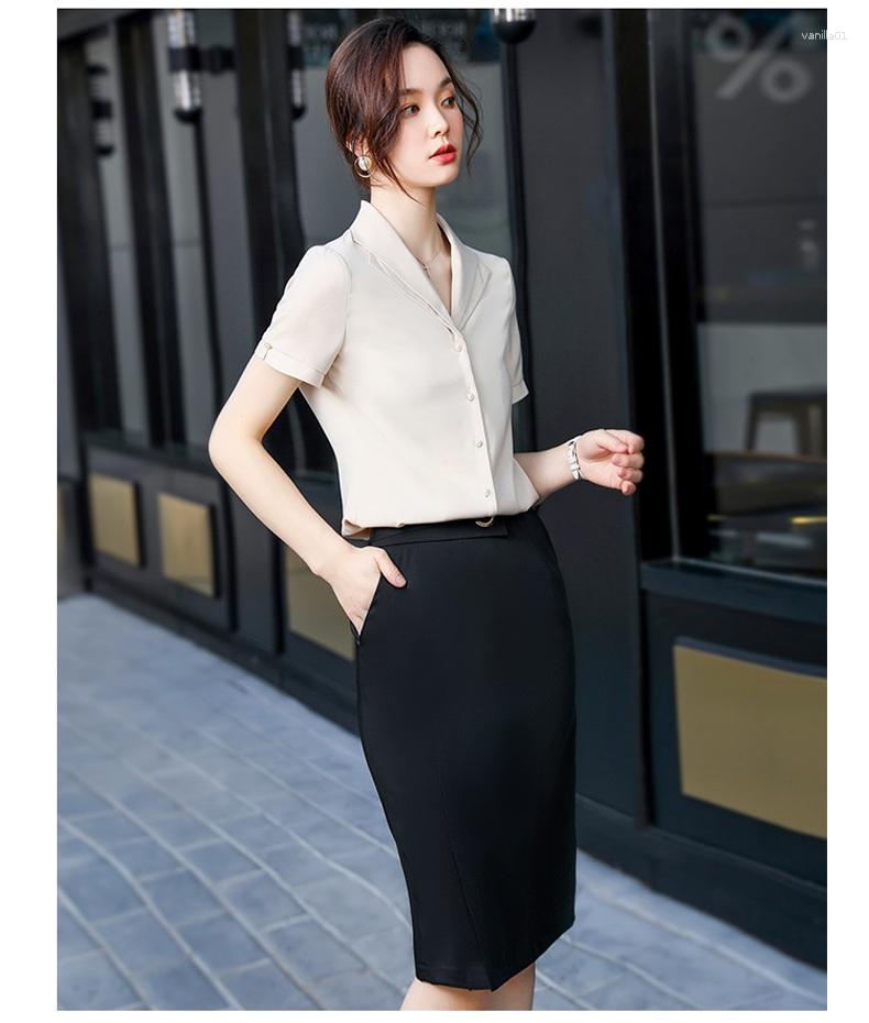 Women's Blouses Fashion Women Shirts Apricot Short Sleeve Ladies Office Work 2 Piece Skirt And Tops Sets Summer, Shirt only
Women's Blouses Fashion Women Shirts Apricot Short Sleeve Ladies Office Work 2 Piece Skirt And Tops Sets Summer, Shirt only