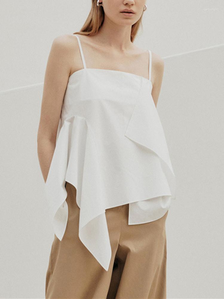 Women' Tanks 2023 Women Simple Sling Tank Top Ladies Slash Neck Ruffles Irregular Vest Camis All-Match Camisole, Begie
Women' Tanks 2023 Women Simple Sling Tank Top Ladies Slash Neck Ruffles Irregular Vest Camis All-Match Camisole, Begie