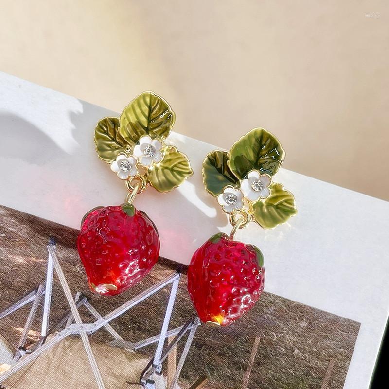 Dangle Earrings Cute Leaf Flower Fruit Drop Spring Summer Fashion Red Resin Wholesale
Dangle Earrings Cute Leaf Flower Fruit Drop Spring Summer Fashion Red Resin Wholesale