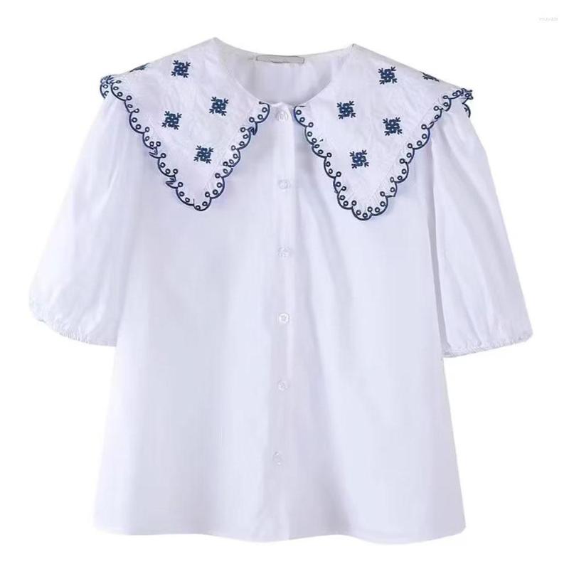 Women's Blouses Women's 2023 Fashion Youth Beautiful Embroidery Lace Top Retro Bubble Sleeve Shirt Unique
Women's Blouses Women's 2023 Fashion Youth Beautiful Embroidery Lace Top Retro Bubble Sleeve Shirt Unique