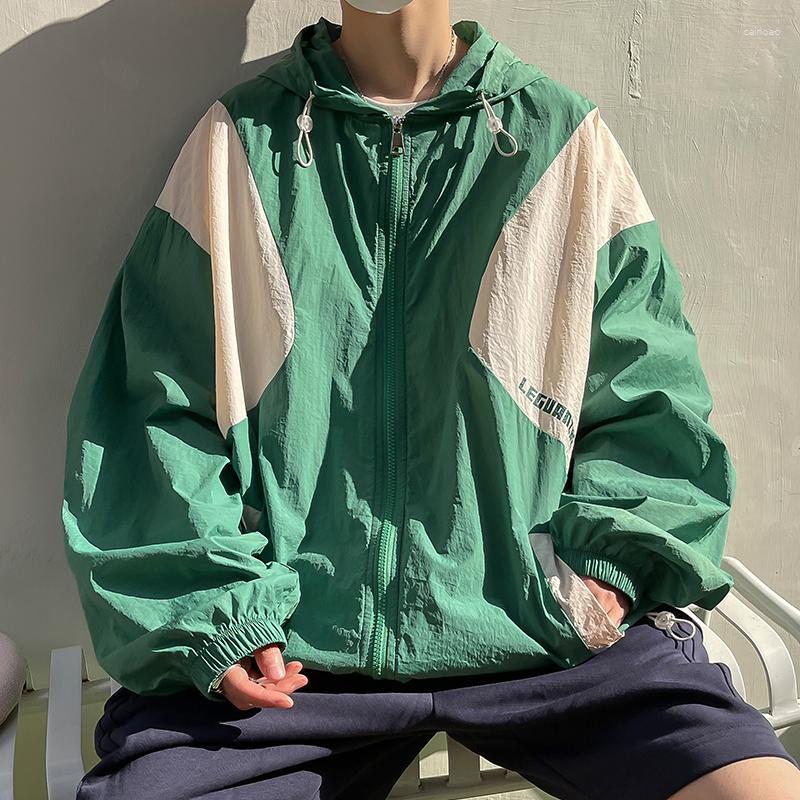 Men's Jackets Spring Men's Jacket Patchwork Loose Hooded Fashion Sports Coat Japan Male Clothing Unisex Outerwear Tops, Green
Men's Jackets Spring Men's Jacket Patchwork Loose Hooded Fashion Sports Coat Japan Male Clothing Unisex Outerwear Tops, Green