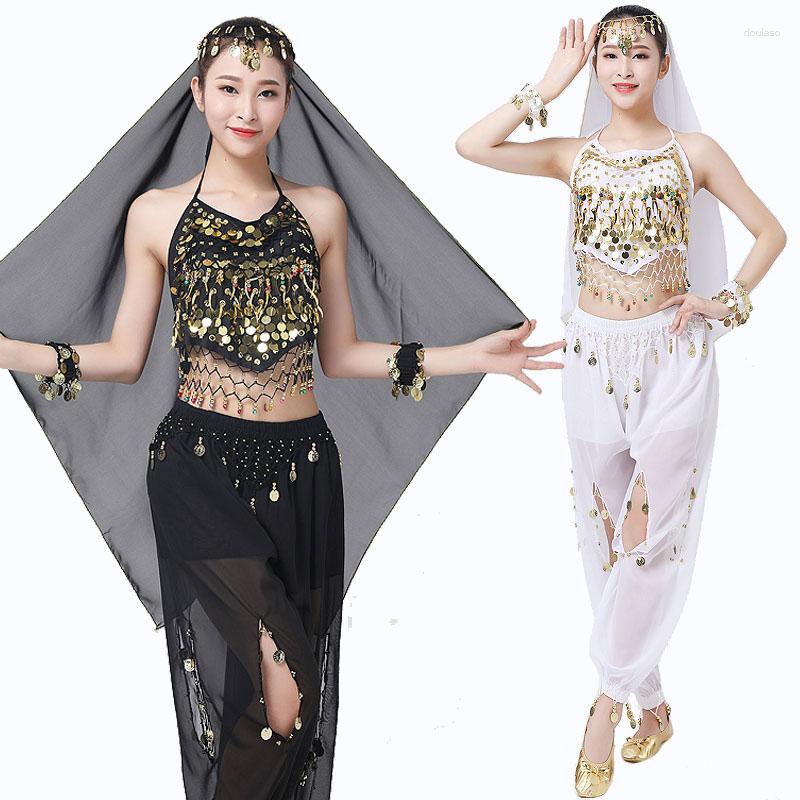 Stage Wear Women Bollywood Belly Dance Costumes Set Sari Bellydance Pant Suit Chiffon 3pcs Sets, 3pcs blue
Stage Wear Women Bollywood Belly Dance Costumes Set Sari Bellydance Pant Suit Chiffon 3pcs Sets, 3pcs blue