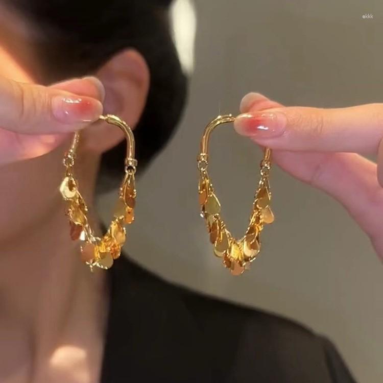 Dangle Earrings Minority Design Advanced Sense Metal Sequined Tassel Female Luxury Fashion Joker 2023
Dangle Earrings Minority Design Advanced Sense Metal Sequined Tassel Female Luxury Fashion Joker 2023