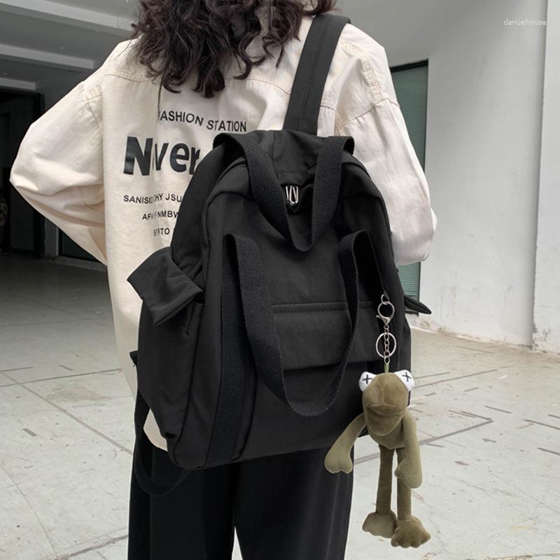 School Bags Backpacks Women Korean Style Harajuku Multifunction Travel Large Capacity Backpack Retro Solid Waterproof Bag Students Preppy, Wine red-no pendant
School Bags Backpacks Women Korean Style Harajuku Multifunction Travel Large Capacity Backpack Retro Solid Waterproof Bag Students Preppy, Wine red-no pendant