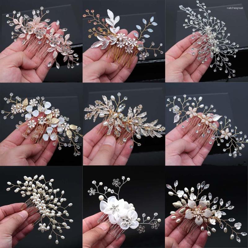 Hair Clips Wedding Accessories Elegant Flower Pearl Crystal Silver Color Combs Rhinestone Ornaments Headpieces For Bride
Hair Clips Wedding Accessories Elegant Flower Pearl Crystal Silver Color Combs Rhinestone Ornaments Headpieces For Bride