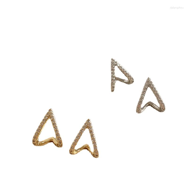 Stud Earrings 1Pair Korean Style Micro Inlaid Sparkling For Women Simple Geometric Triangle Daily Decoration
Stud Earrings 1Pair Korean Style Micro Inlaid Sparkling For Women Simple Geometric Triangle Daily Decoration